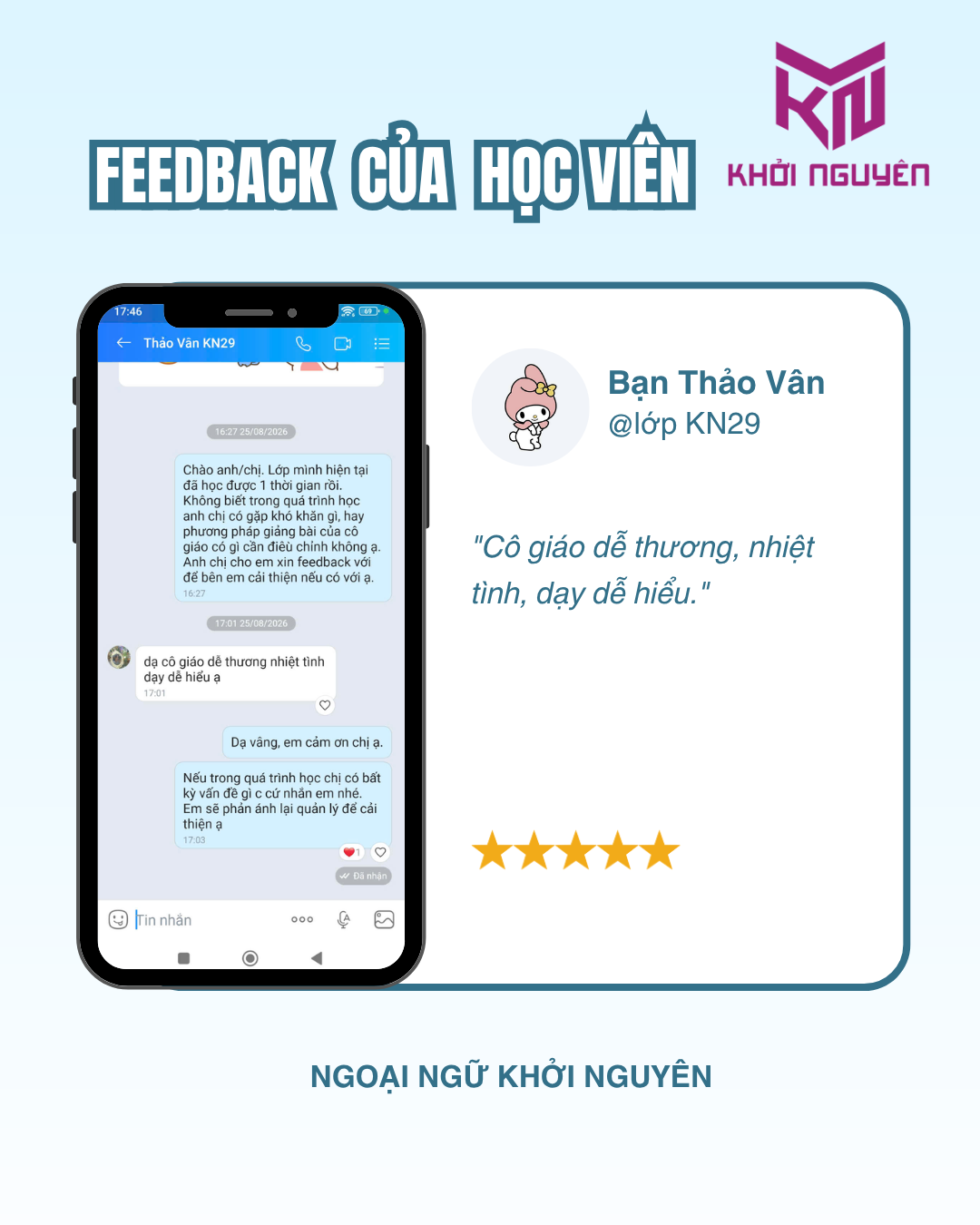 Thảo Vân (Lớp KN29)